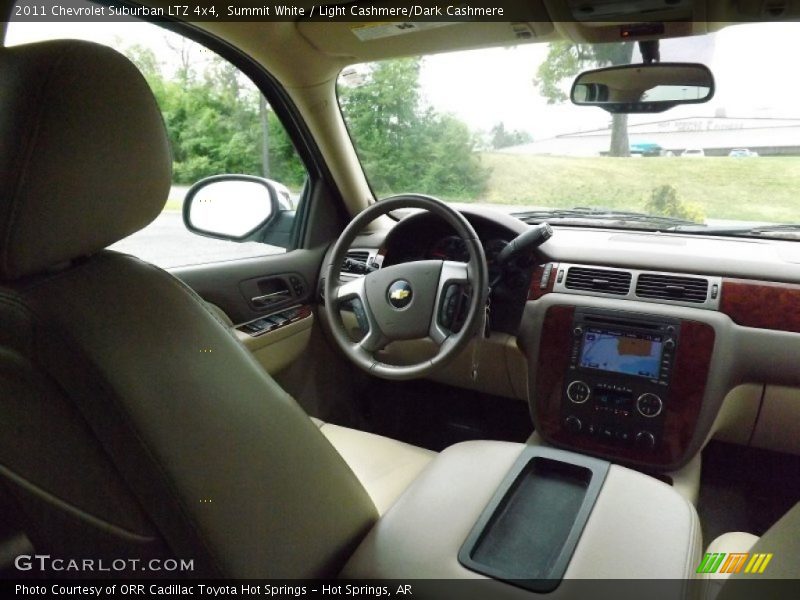 Summit White / Light Cashmere/Dark Cashmere 2011 Chevrolet Suburban LTZ 4x4
