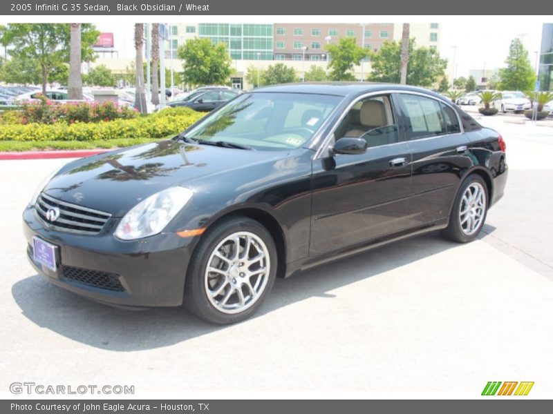 Black Obsidian / Wheat 2005 Infiniti G 35 Sedan