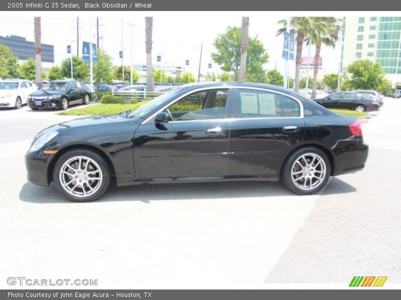 Black Obsidian / Wheat 2005 Infiniti G 35 Sedan