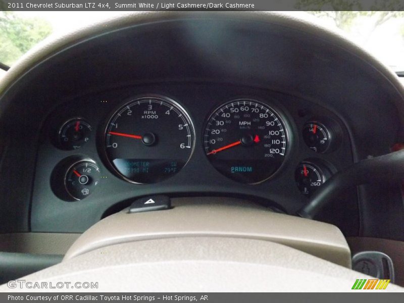 Summit White / Light Cashmere/Dark Cashmere 2011 Chevrolet Suburban LTZ 4x4