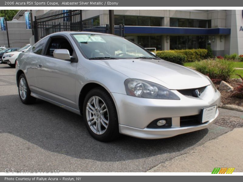 Alabaster Silver Metallic / Ebony 2006 Acura RSX Sports Coupe