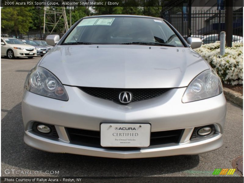 Alabaster Silver Metallic / Ebony 2006 Acura RSX Sports Coupe