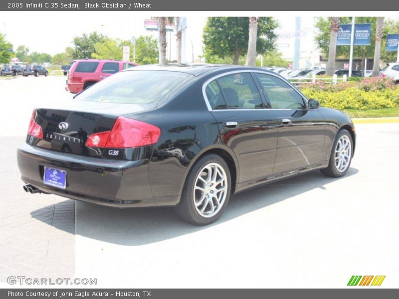 Black Obsidian / Wheat 2005 Infiniti G 35 Sedan