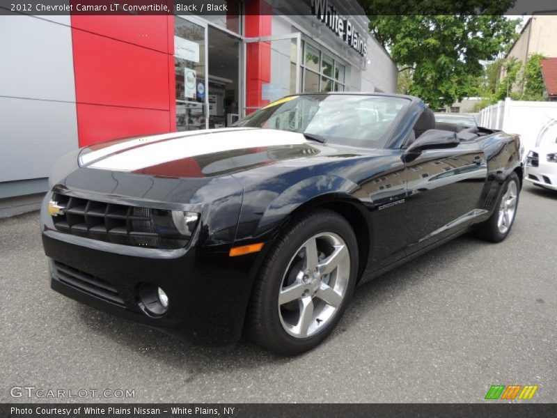Black / Black 2012 Chevrolet Camaro LT Convertible