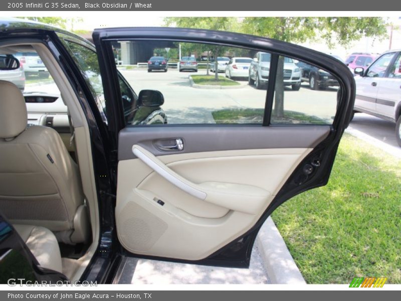 Black Obsidian / Wheat 2005 Infiniti G 35 Sedan