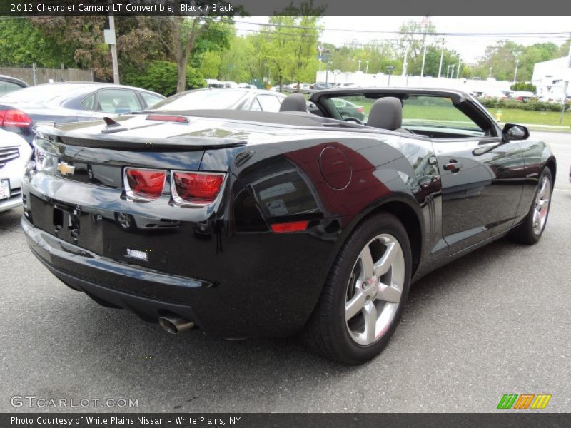 Black / Black 2012 Chevrolet Camaro LT Convertible