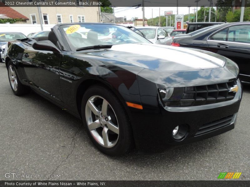 Black / Black 2012 Chevrolet Camaro LT Convertible