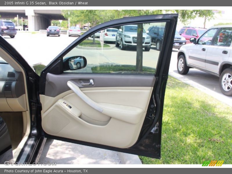 Black Obsidian / Wheat 2005 Infiniti G 35 Sedan