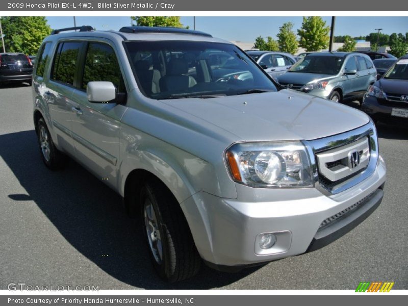 Billet Silver Metallic / Gray 2009 Honda Pilot EX-L 4WD