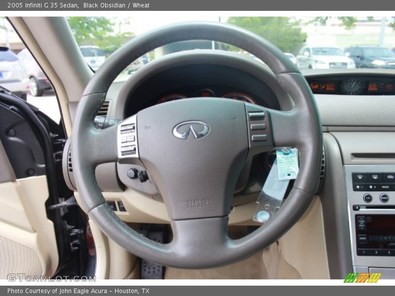 Black Obsidian / Wheat 2005 Infiniti G 35 Sedan