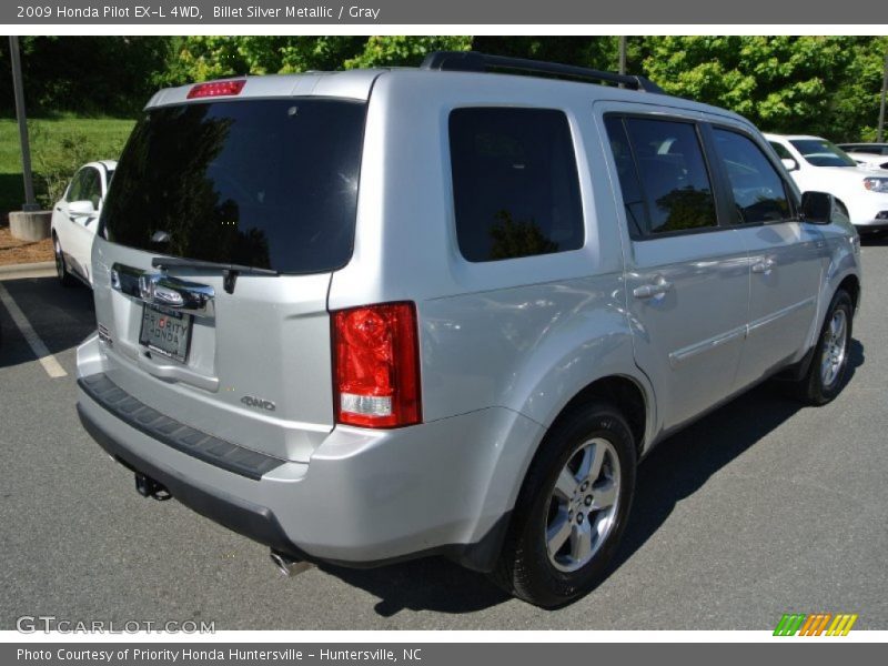 Billet Silver Metallic / Gray 2009 Honda Pilot EX-L 4WD