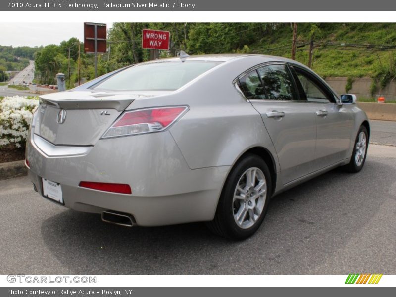 Palladium Silver Metallic / Ebony 2010 Acura TL 3.5 Technology