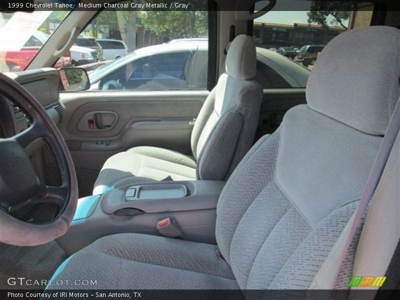 Medium Charcoal Gray Metallic / Gray 1999 Chevrolet Tahoe