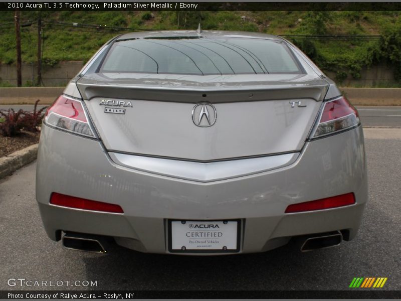 Palladium Silver Metallic / Ebony 2010 Acura TL 3.5 Technology