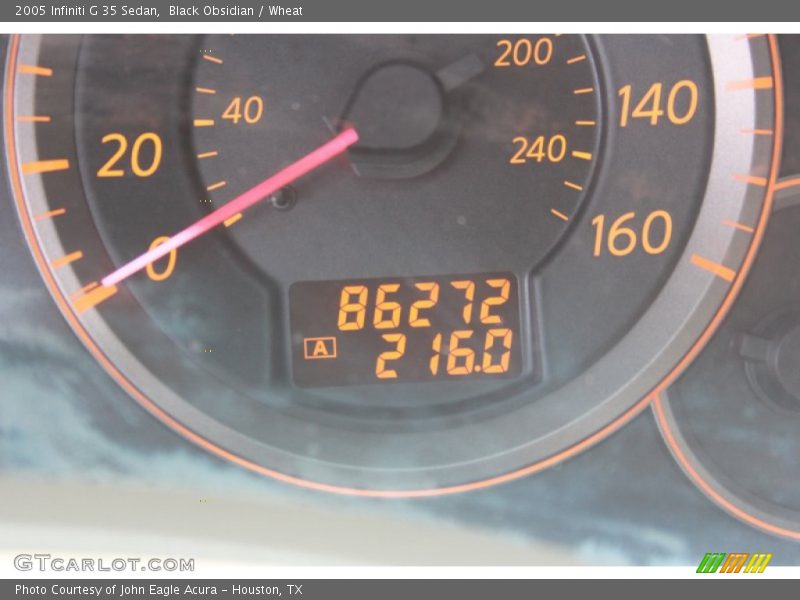 Black Obsidian / Wheat 2005 Infiniti G 35 Sedan