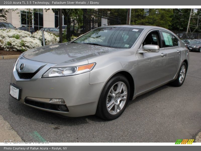 Palladium Silver Metallic / Ebony 2010 Acura TL 3.5 Technology