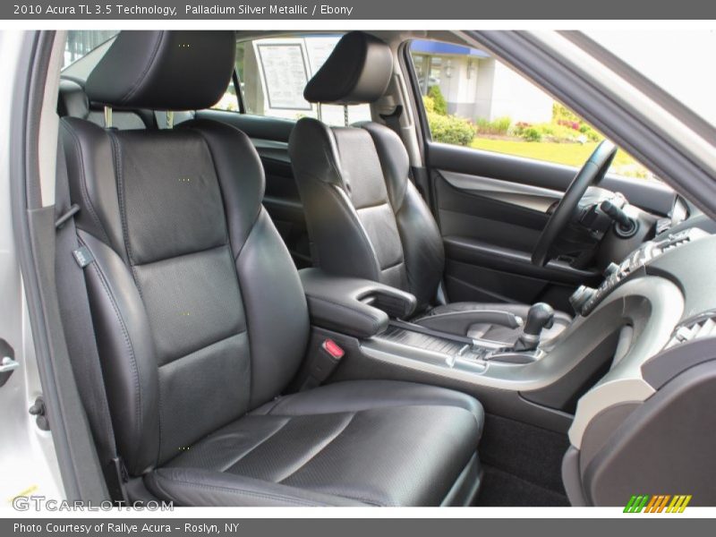 Palladium Silver Metallic / Ebony 2010 Acura TL 3.5 Technology