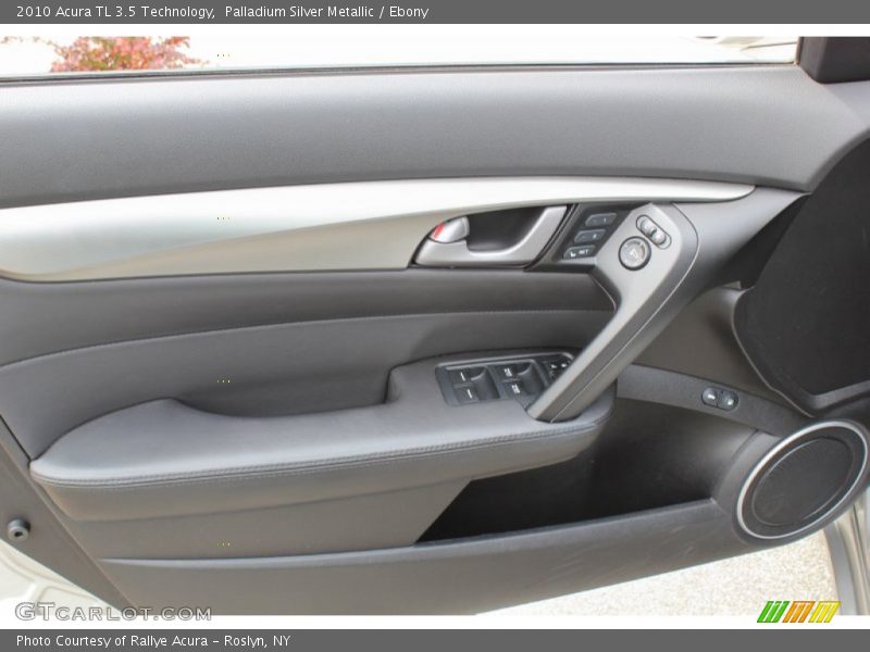 Palladium Silver Metallic / Ebony 2010 Acura TL 3.5 Technology
