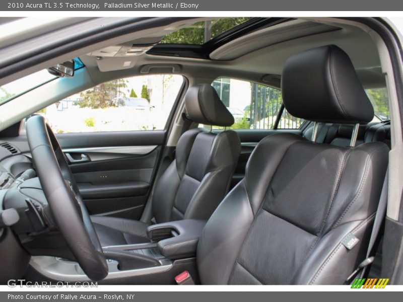 Palladium Silver Metallic / Ebony 2010 Acura TL 3.5 Technology