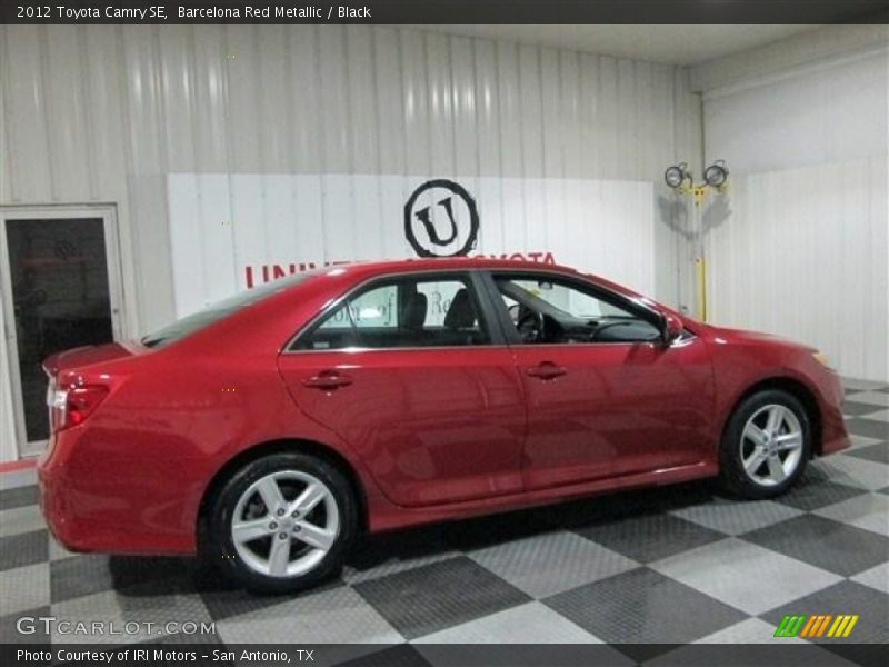 Barcelona Red Metallic / Black 2012 Toyota Camry SE