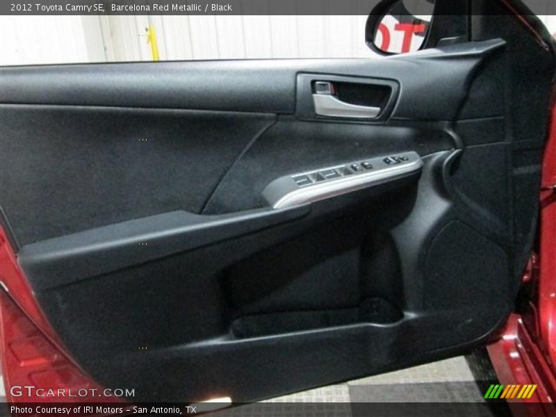 Barcelona Red Metallic / Black 2012 Toyota Camry SE