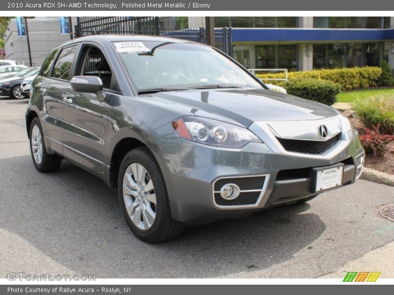 Polished Metal Metallic / Ebony 2010 Acura RDX SH-AWD Technology