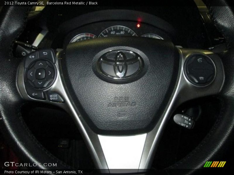 Barcelona Red Metallic / Black 2012 Toyota Camry SE