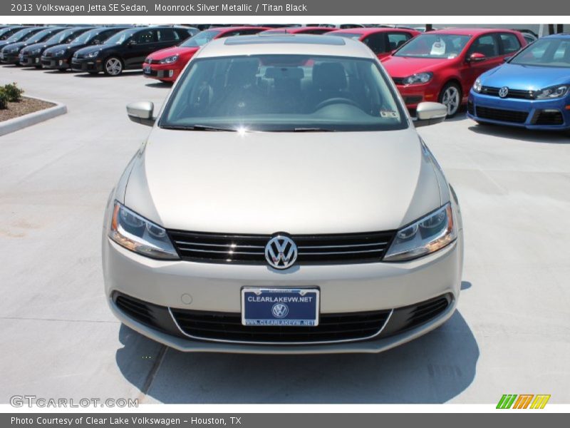 Moonrock Silver Metallic / Titan Black 2013 Volkswagen Jetta SE Sedan