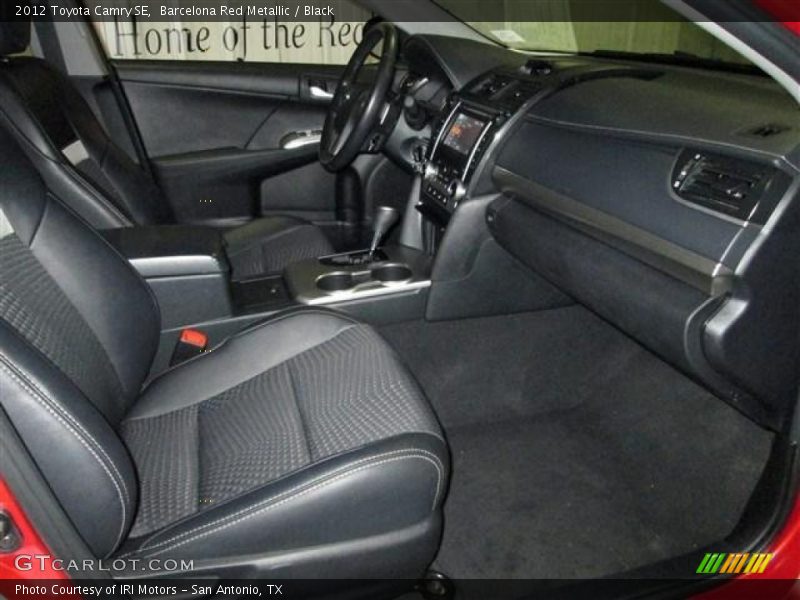 Barcelona Red Metallic / Black 2012 Toyota Camry SE