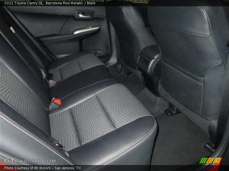 Barcelona Red Metallic / Black 2012 Toyota Camry SE