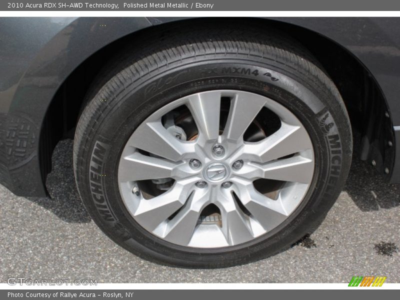 Polished Metal Metallic / Ebony 2010 Acura RDX SH-AWD Technology