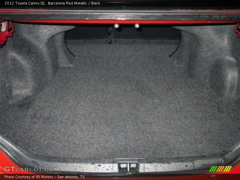 Barcelona Red Metallic / Black 2012 Toyota Camry SE