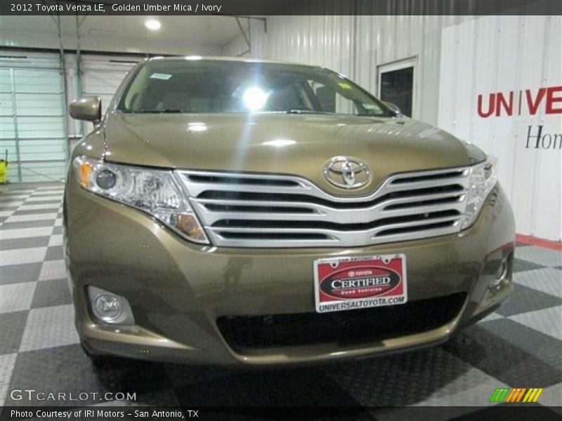 Golden Umber Mica / Ivory 2012 Toyota Venza LE