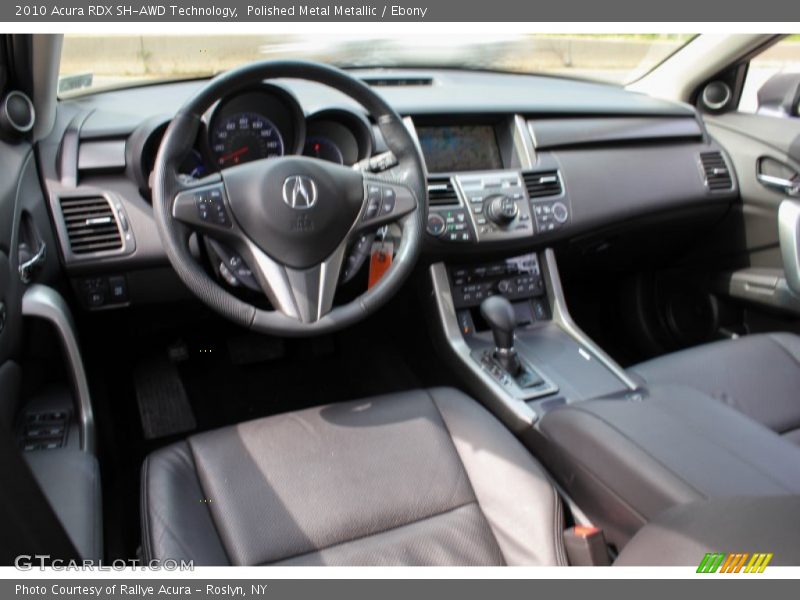 Polished Metal Metallic / Ebony 2010 Acura RDX SH-AWD Technology