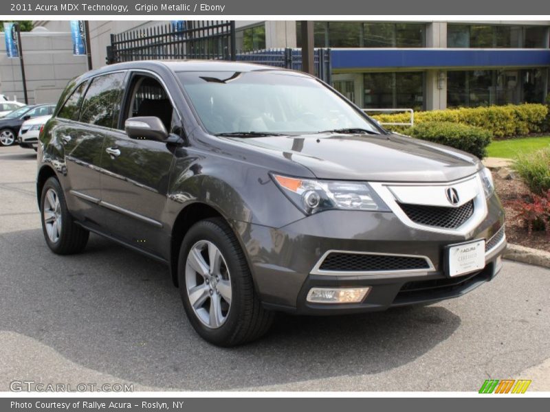 Grigio Metallic / Ebony 2011 Acura MDX Technology