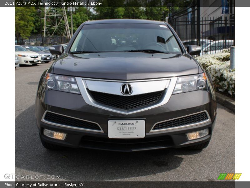 Grigio Metallic / Ebony 2011 Acura MDX Technology