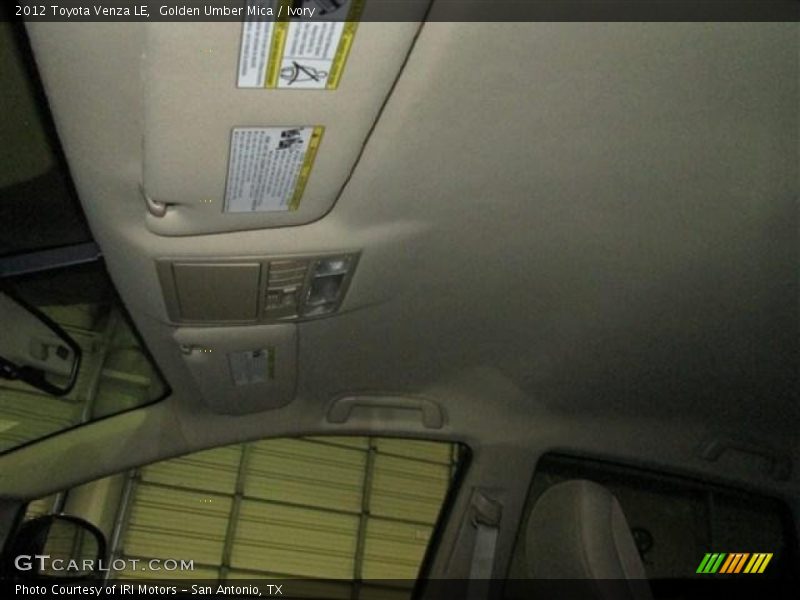 Golden Umber Mica / Ivory 2012 Toyota Venza LE