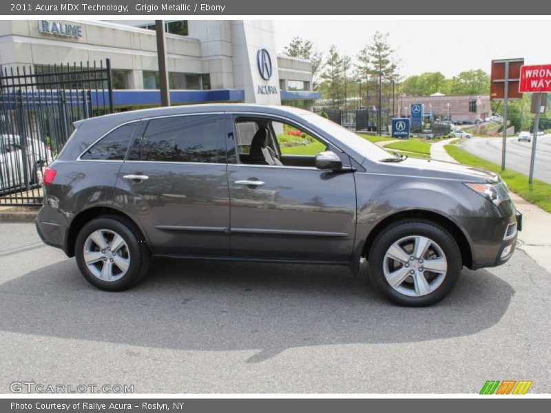 Grigio Metallic / Ebony 2011 Acura MDX Technology