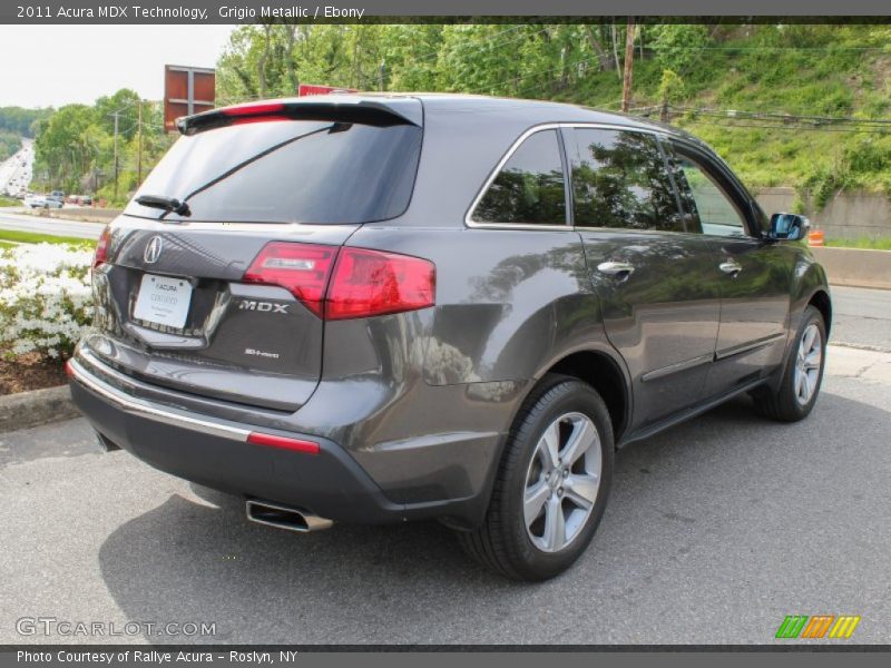 Grigio Metallic / Ebony 2011 Acura MDX Technology