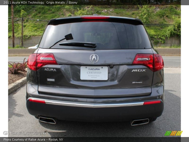 Grigio Metallic / Ebony 2011 Acura MDX Technology
