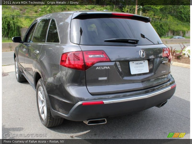 Grigio Metallic / Ebony 2011 Acura MDX Technology