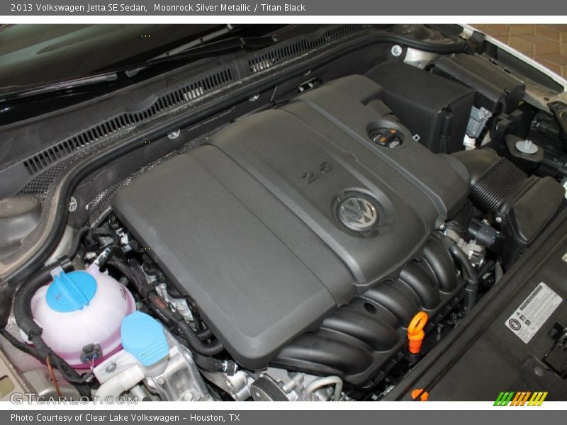 Moonrock Silver Metallic / Titan Black 2013 Volkswagen Jetta SE Sedan
