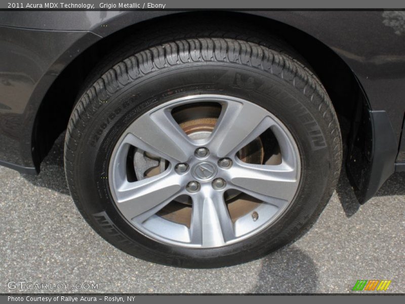 Grigio Metallic / Ebony 2011 Acura MDX Technology