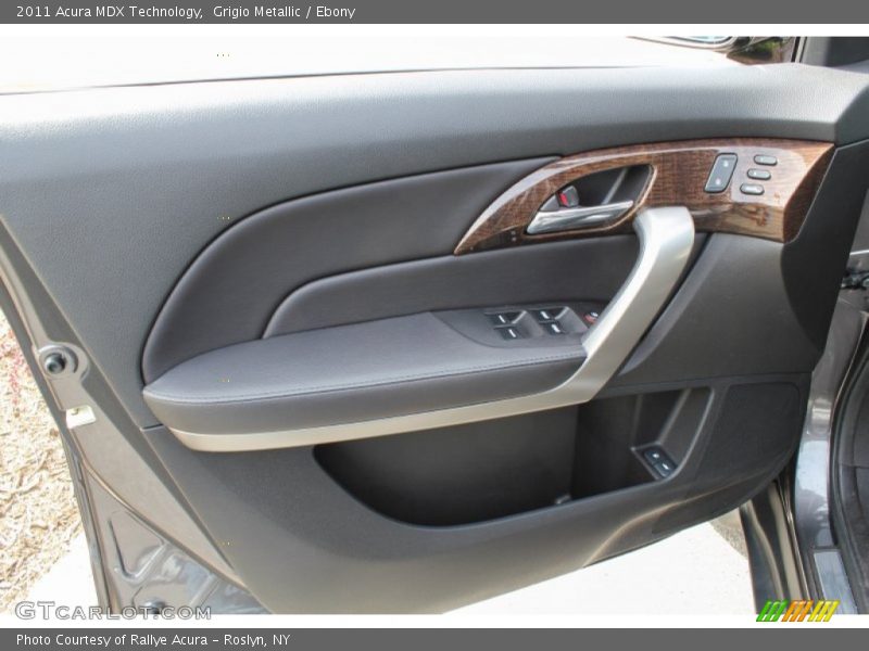 Grigio Metallic / Ebony 2011 Acura MDX Technology
