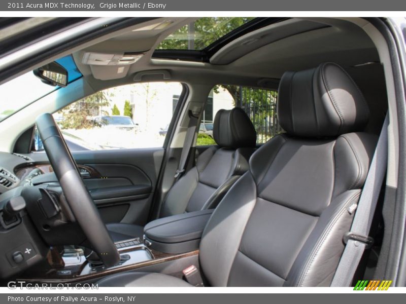 Grigio Metallic / Ebony 2011 Acura MDX Technology