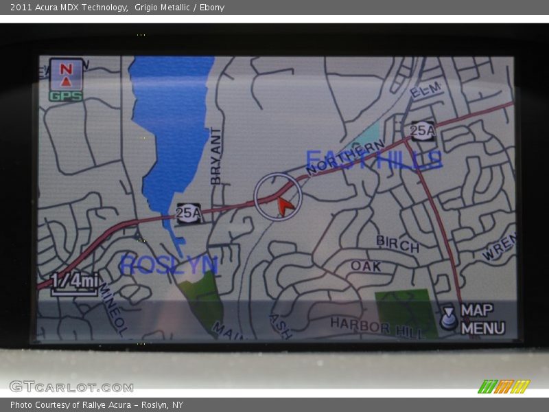 Grigio Metallic / Ebony 2011 Acura MDX Technology