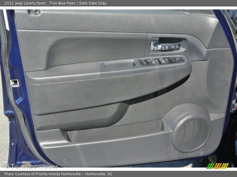 True Blue Pearl / Dark Slate Gray 2012 Jeep Liberty Sport