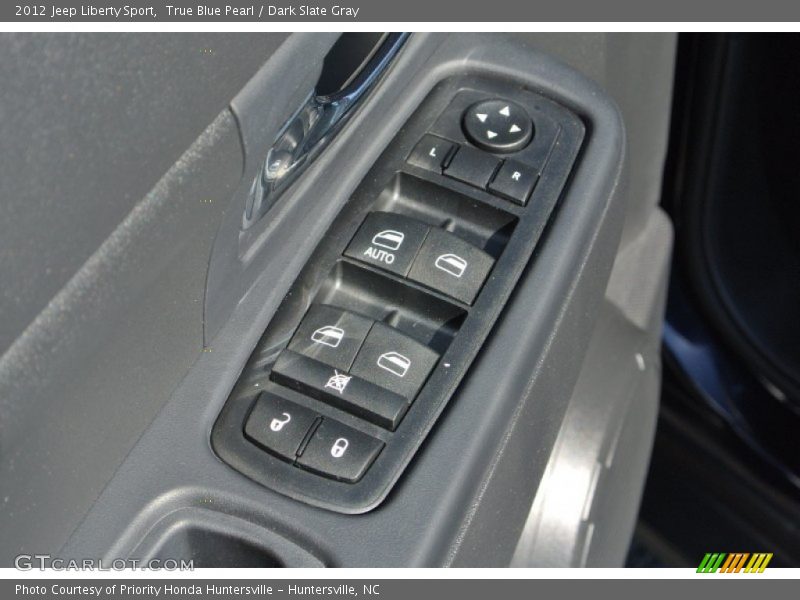 True Blue Pearl / Dark Slate Gray 2012 Jeep Liberty Sport