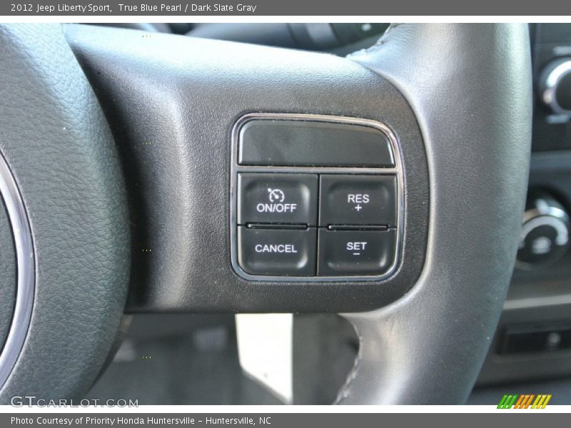 True Blue Pearl / Dark Slate Gray 2012 Jeep Liberty Sport