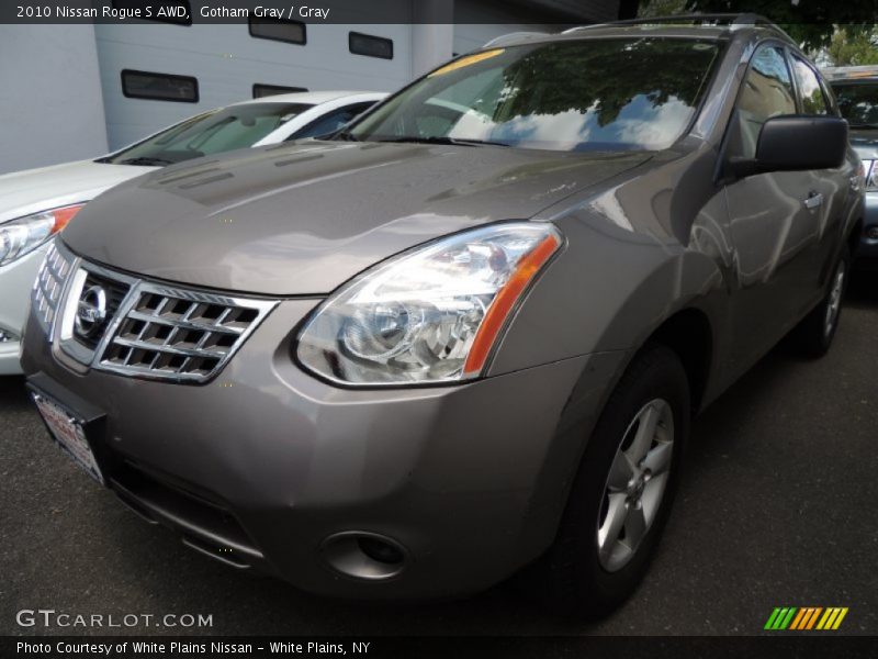 Gotham Gray / Gray 2010 Nissan Rogue S AWD